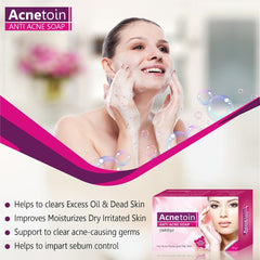 Acnetoin Anti Acne For Pimple And Acne Free Skin Soap