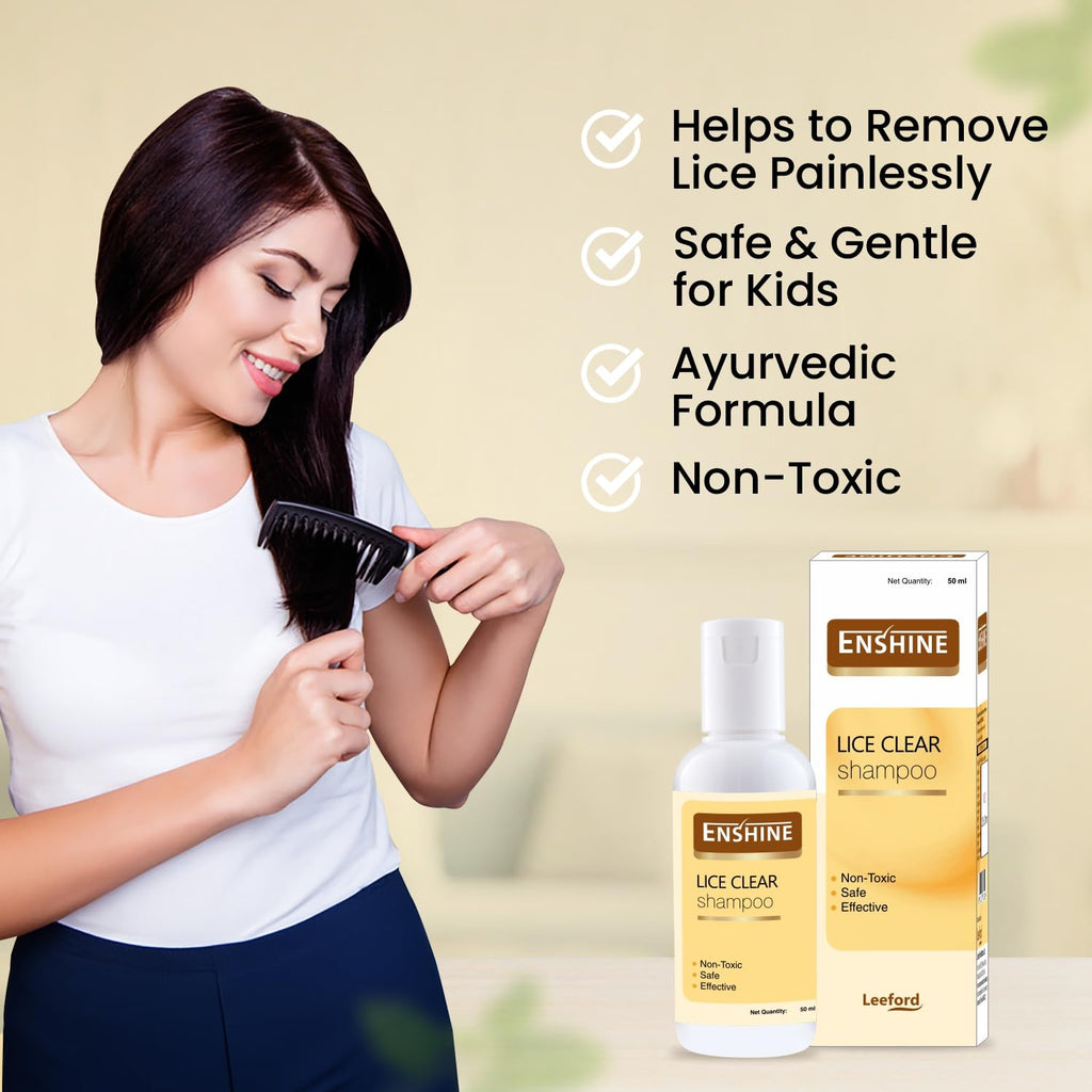 Leeford Enshine Lice Clear Hair Shampoo 50ml