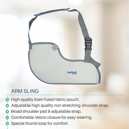 Leeford Pouch Armschlinge, Farbe zufällig