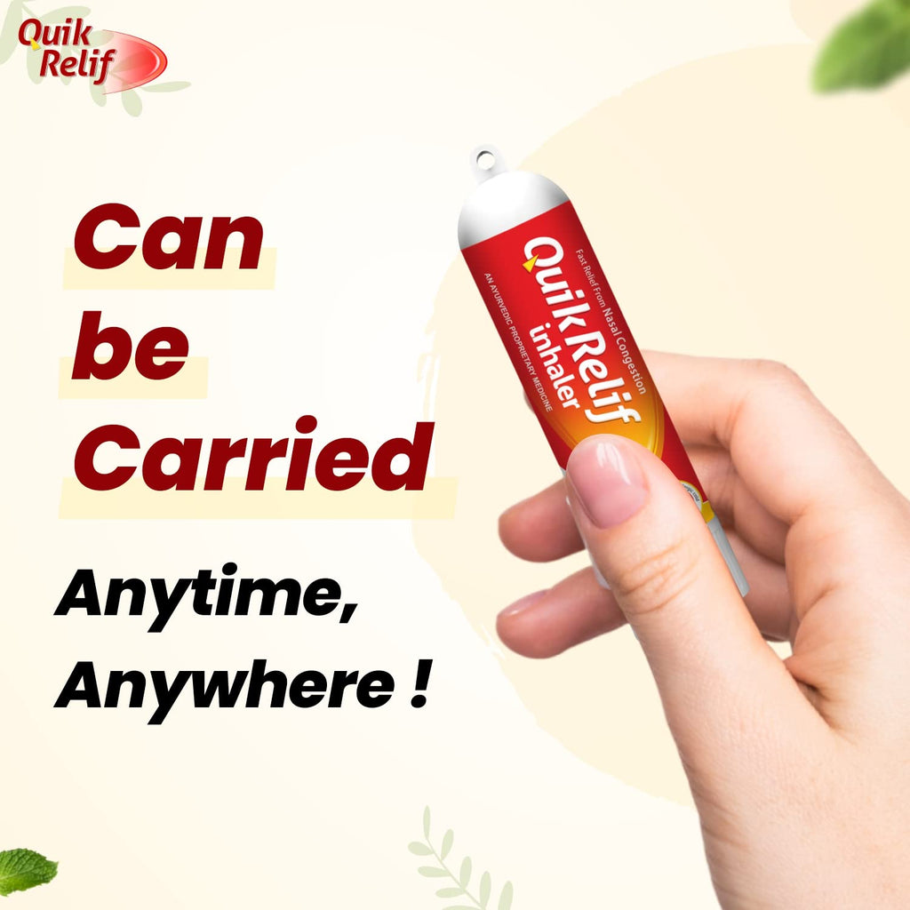 Leeford Quik Relif Inhalator gegen Erkältung, Husten und verstopfte Nase, 0,5 ml