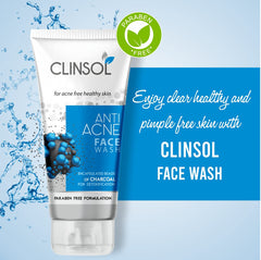 Leeford Clinsol Anti Acne Charcoal Face Wash