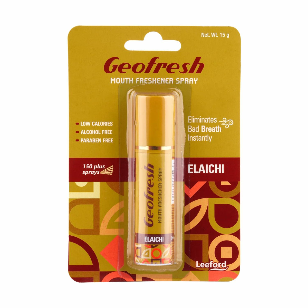 Geofresh Cool Mint,Elaichi and Pan Flavor Mouth Freshener Spray