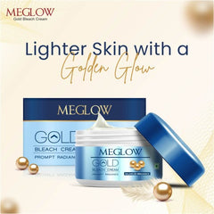 Leeford Meglow Gold Bleach Cream 50g