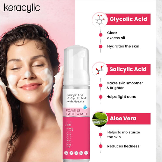 Leeford Keracylic – Schäumendes Gesichtswaschmittel, 60 ml