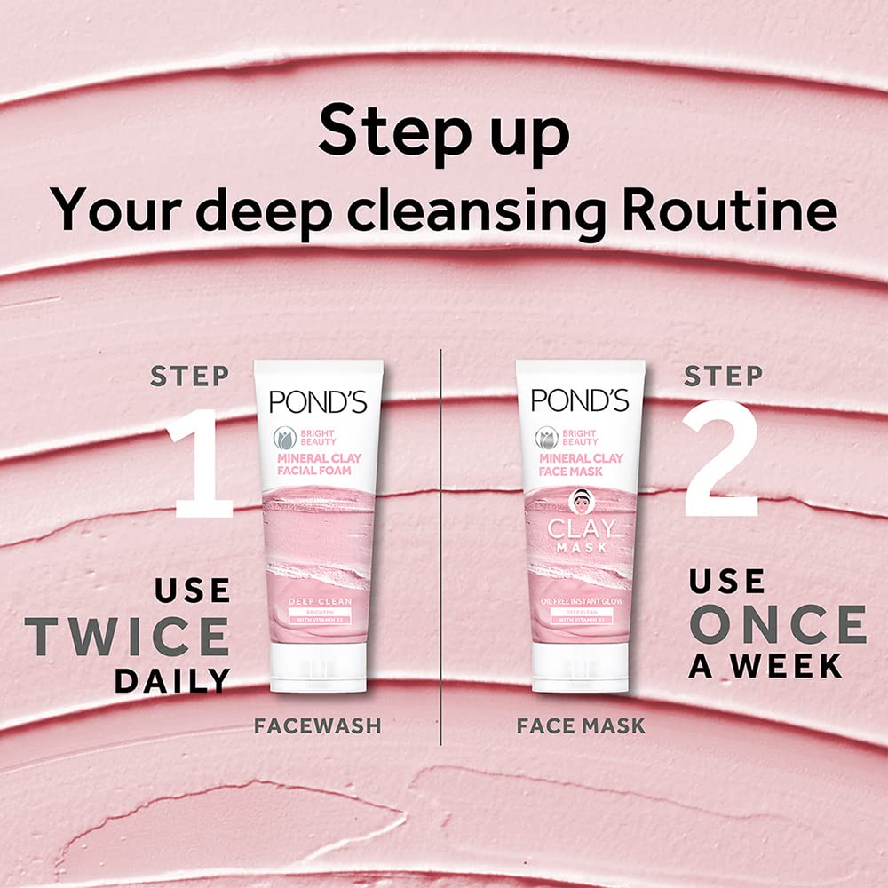 POND'S Bright Beauty Mineral Clay Face Mask 90gm