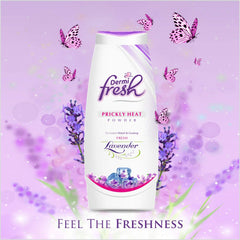 Leeford Dermi Fresh Prickly Heat Powder Jasmine,Sandal,Extra Cool,Lavender,Rose and Lemon Fragrance