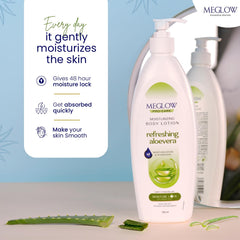 Leeford Meglow Pro Care Refreshing Aloevera Moisturizing Body Lotion