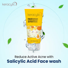 Leeford Keracylic with encapsulated Active Beads Facewash 70g