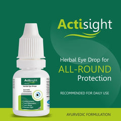 2 X Leeford Actisight Herbal Eye Drops 10ml