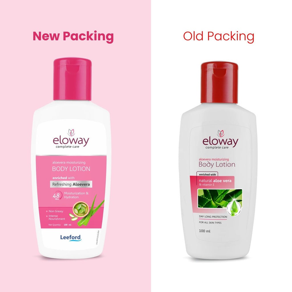 3 X Leeford Eloway Aloe Vera Body Lotion 100ml