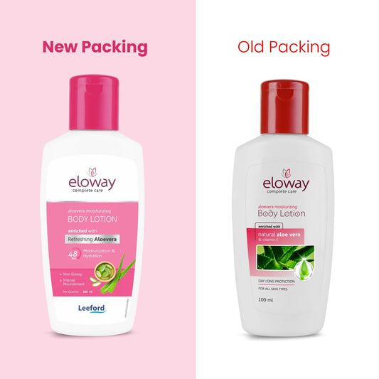 3 x Leeford Eloway Aloe Vera Körperlotion 100ml