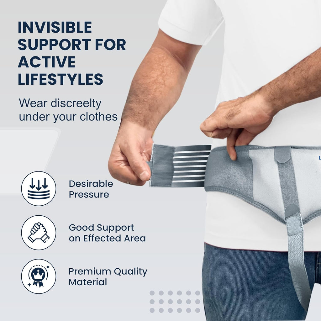 Leeford Hernia Belt for Inguinal Hernia Support