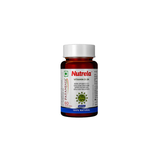 Patanjali Nutrela D2k Vitaminpräparat 60 Kautabletten