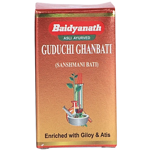 Baidyanath Ayurvedic Guduchi Ghan Sanshamani Bati 20 Tablets