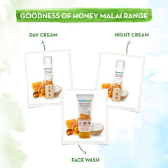 Mamaearth Honey Malai Day Cream with Honey & Malai for Nourishing Glow 50g