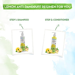 Mamaearth Lemon Anti-Dandruff Shampoo with Lemon & Ginger for up to 100% Dandruff & Itch-free Scalp