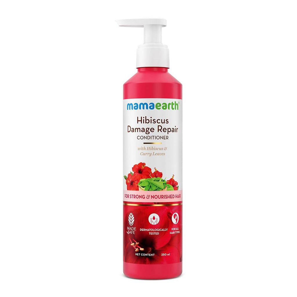 Mamaearth Hibiscus Damage Repair Conditioner With Hibiscus & Curry Leaves 250ml