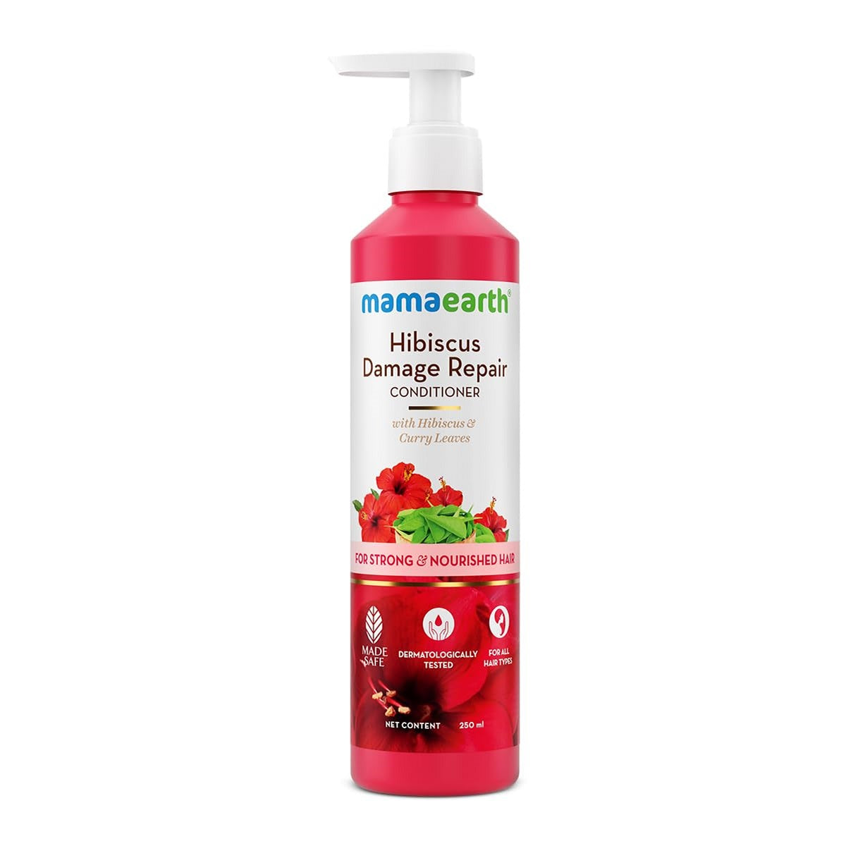 Mamaearth Hibiscus Damage Repair Conditioner With Hibiscus & Curry Leaves 250ml