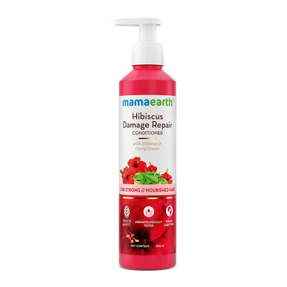 Mamaearth Hibiscus Damage Repair Conditioner With Hibiscus & Curry Leaves 250ml