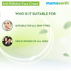 Mamaearth Anti-Pollution Daily Face Cream for Dry and Oily Skin, with Turmeric and Pollustop For a Bright Glowing Skin 80ml