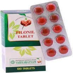 Vaidyaratnam Ayurvedisches Pilonil 100 Tabletten