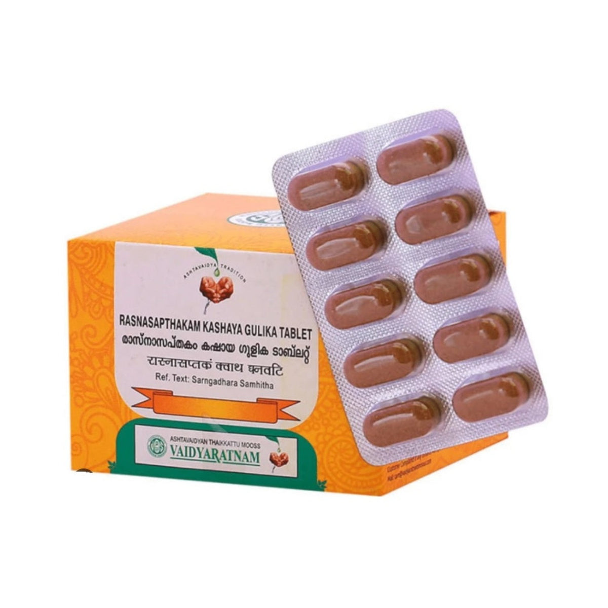 Vaidyaratnam Ayurvedic Rasnasapthakam Kashaya 100 Tablet