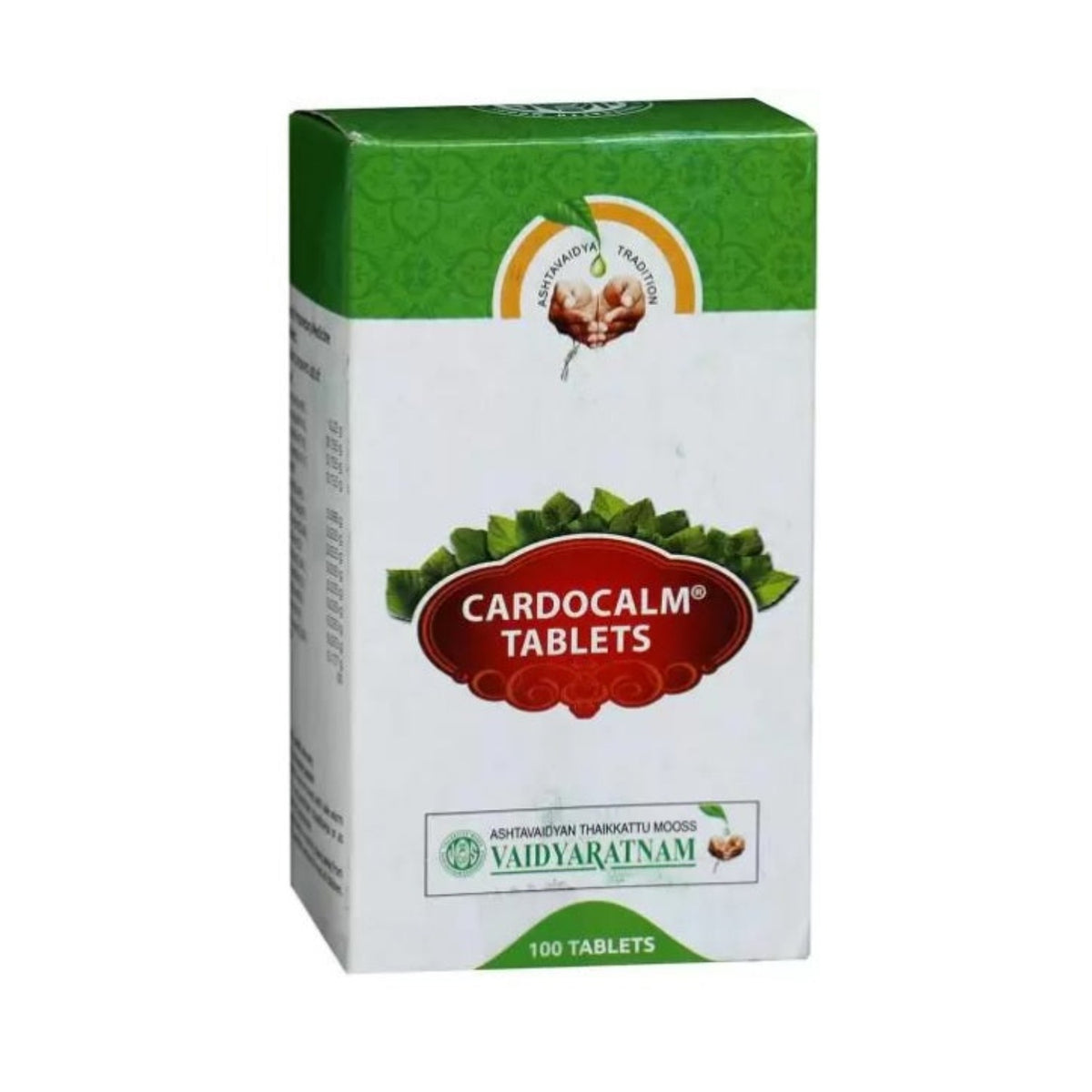 Vaidyaratnam Ayurvedic Cardocalm 100 Tablets