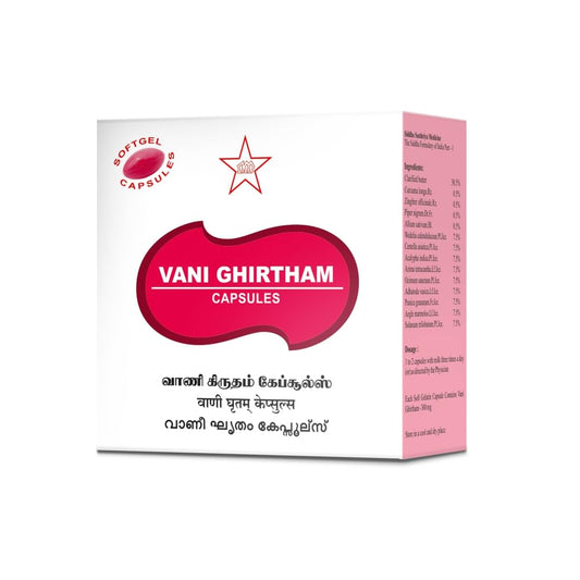 Skm Ayurveda Vani Ghritham Softgel 100 Capsule