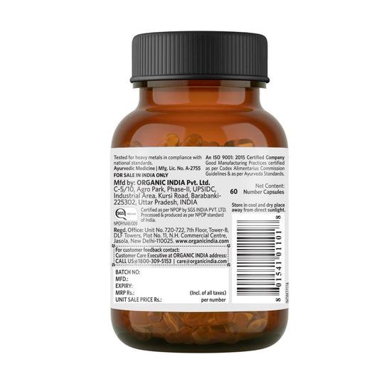 Organic India Ayurvedic Immunity Capsule