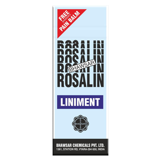 Bhawsar Ayurvedic Rosalin With Muscle And Joint Pain Of Neck,Shoulder Liniment Oil