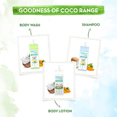 Mamaearth Coco Soft Body Wash For Babies With Coconut Milk & Turmeric 400ml