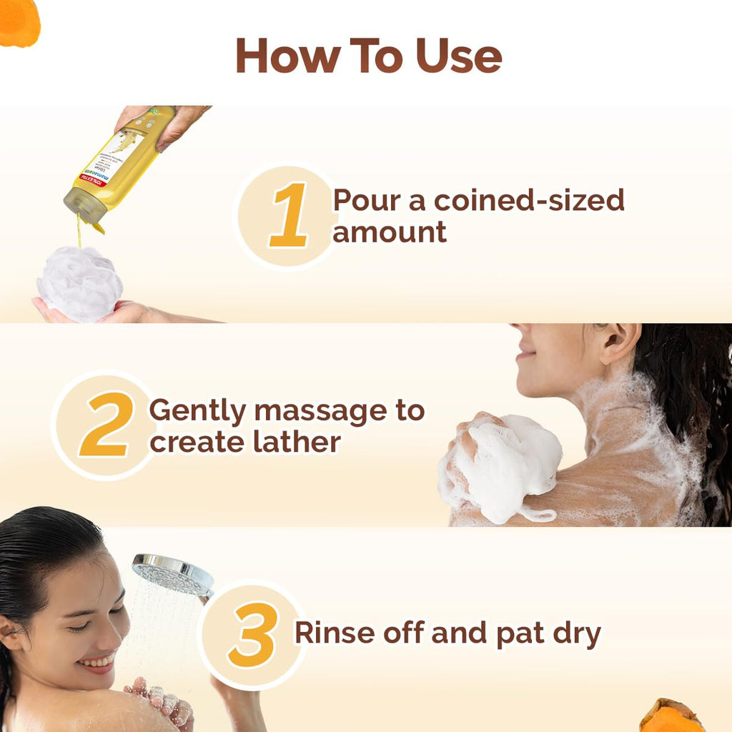 Mamaearth Ubtan Moisturizing Body Wash with Turmeric & Saffron 250ml