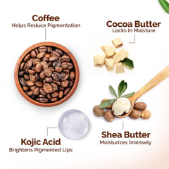 Mamaearth Cocoa Moisture Therapy Lip Balm with Cocoa Butter & Coffee for Dry & Chapped Lips 15g