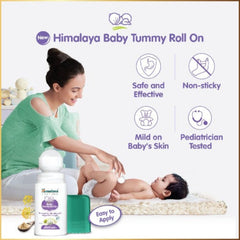 Himalaya Herbal Ayurvedic Baby Care Tummy Roll On lindert Säuglingskoliken aufgrund von Verdauungsstörungen und Blähungen, 40 ml