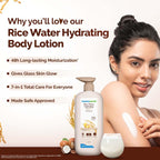 Mamaearth Rice Water Hydrating Body Lotion with Rice Water & Niacinamide 400ml