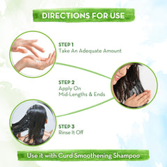 Mamaearth Curd Smoothening Conditioner with Curd & Keratin for Smooth & Shiny Hair 250ml