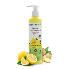 Mamaearth Lemon Anti-Dandruff Conditioner with Lemon & Ginger for Soft & Smooth Hair 250ml