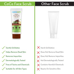 Mamaearth CoCo Face Scrub with Coffee and Cocoa for Rich Exfoliation 100g