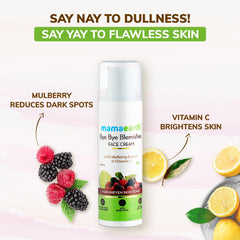 Mamaearth Bye Bye Blemishes Face Cream for Reducing Pigmentation and Blemishes with Mulberry Extract and Vitamin C 30g