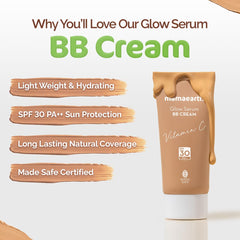 Mamaearth Glow Serum BB Cream with Vitamin C & Turmeric 25g