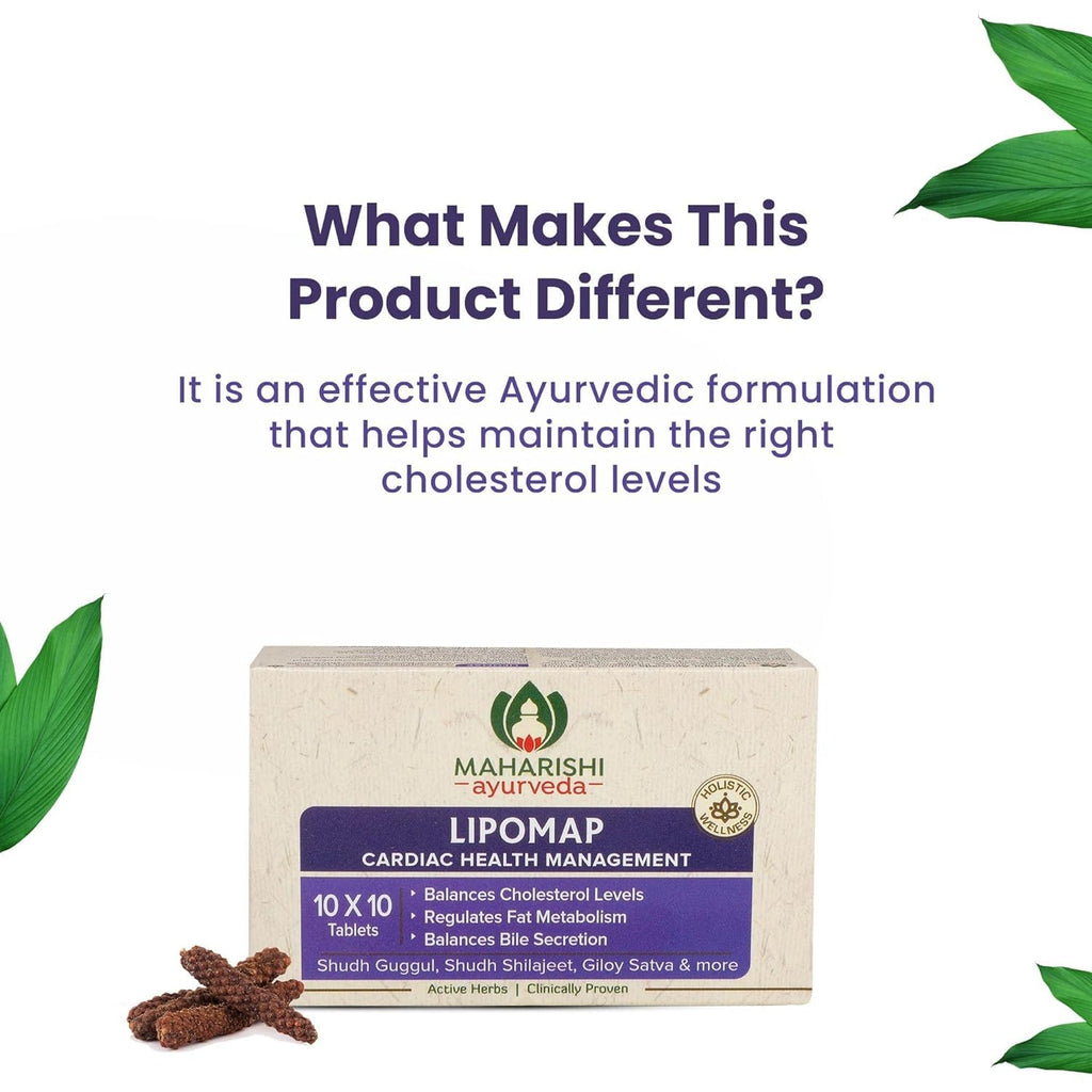 Maharishi Ayurveda Lipomap Natural Remedy 40 Tablets