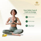 Maharishi Tulsi Green Tea Lemon Ginger Ayurvedic Stress Relief & Immunity 20 Tea Bag