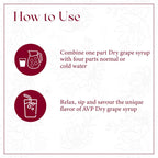 AVP Ayurvedic Grape Syrup 750ml