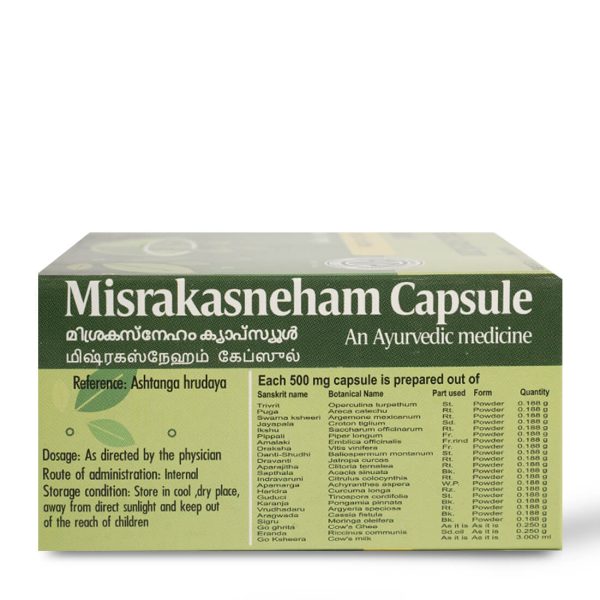 AVP Ayurvedic Misrakasneham 100 Capsules