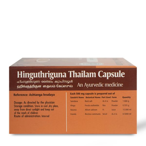 AVP Ayurvedic Hinguthriguna Thailam 100 Capsules