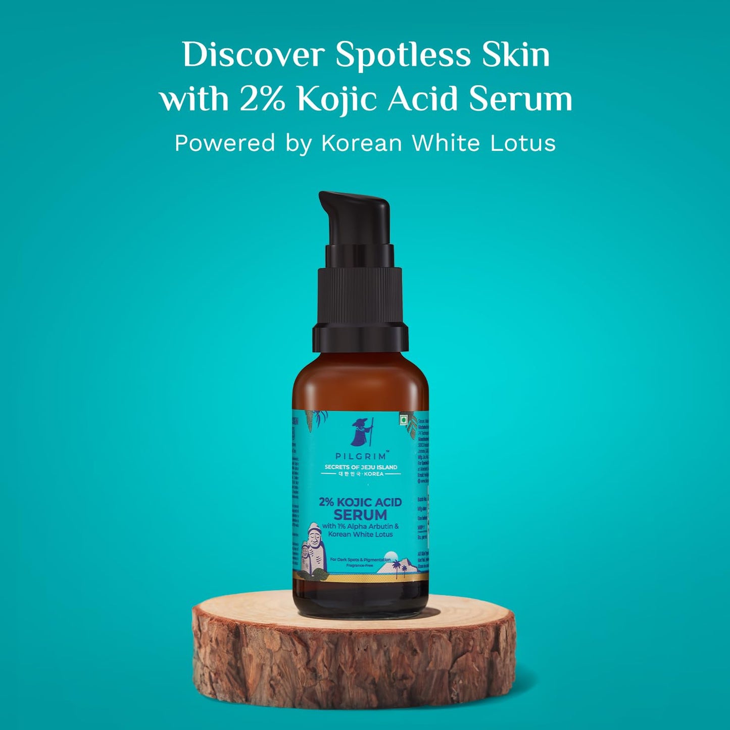 Pilgrim Cosmetics 2% Kojic Acid Face Serum 30ml