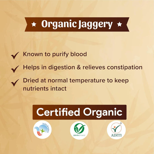 Sri Sri Tattva Organic Jaggery A Natural Sweetener Powdered Form 500g