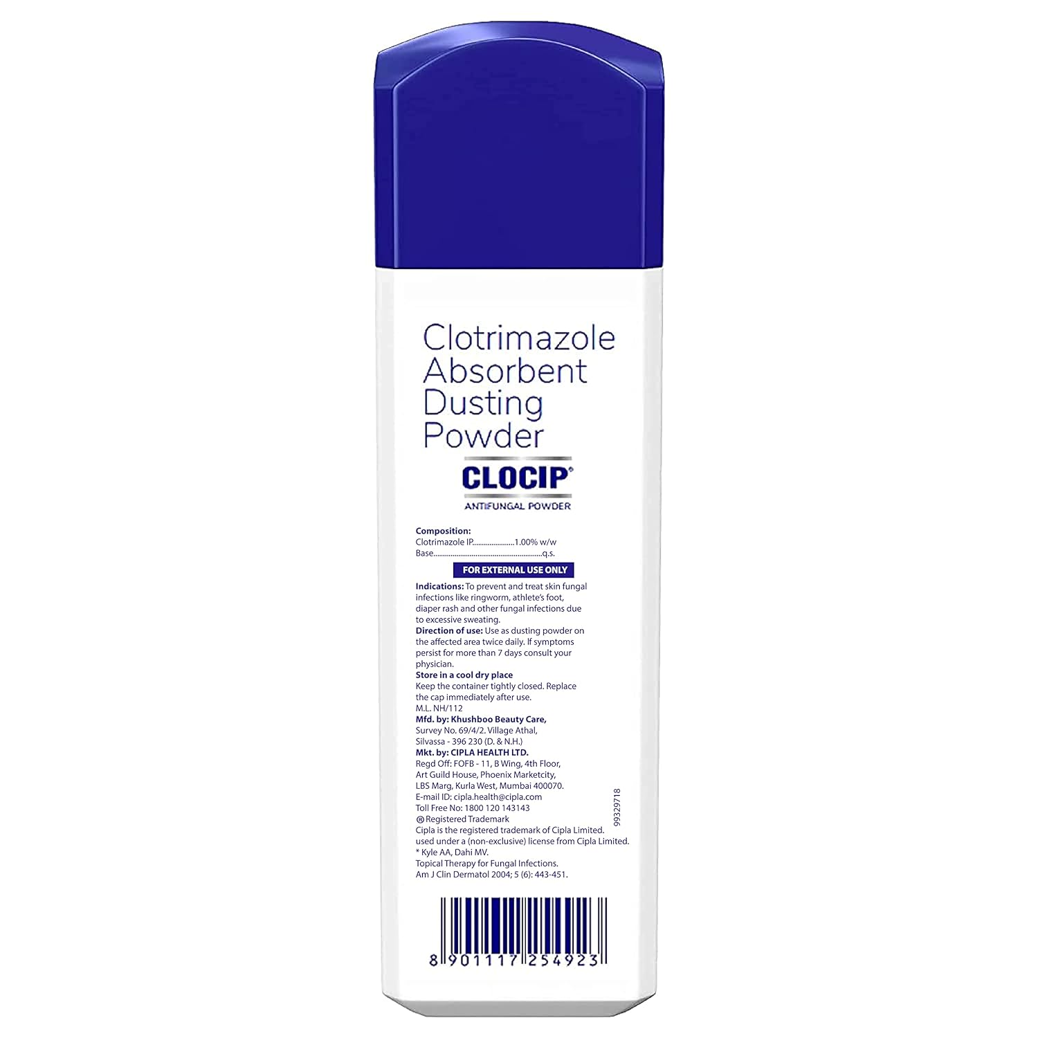 Cipla Clocip Anti Fungal Dusting Powder