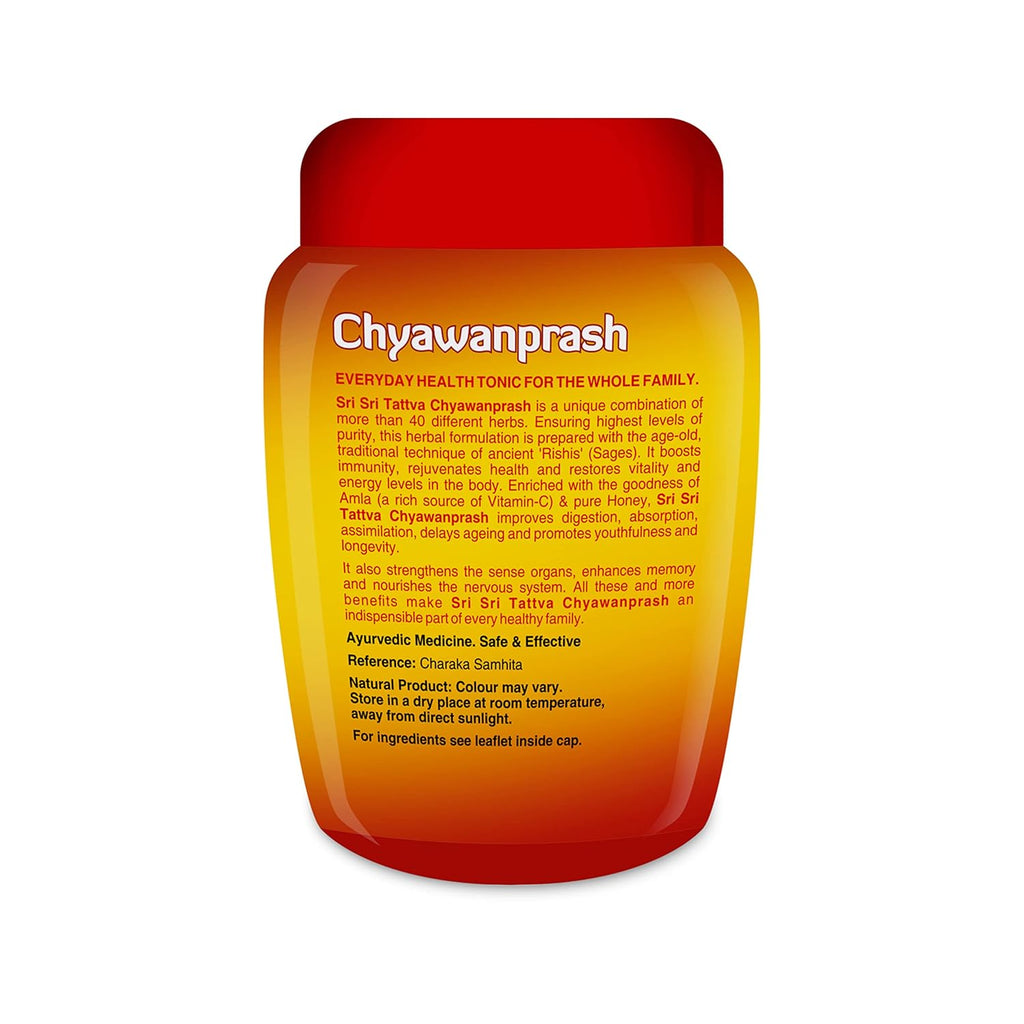 Sri Sri Tattva Ayurvedischer Kräuter-Immunitätsverstärker, 40+ Inhaltsstoffe, Chyawanprash