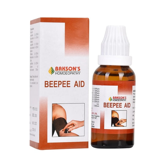 Bakson's Homoeopathy Beepee Aid Maintains Blood Pressure Drops